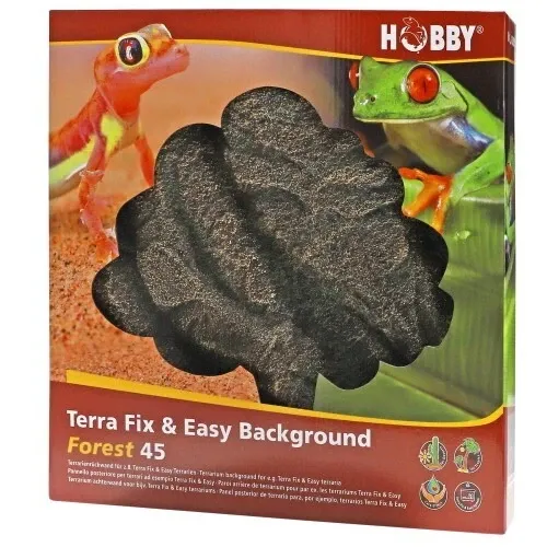 Terrarium-Rückwand Terra Fix &amp; Easy Background Forest 45 – 3D-Struktur, Naturnah