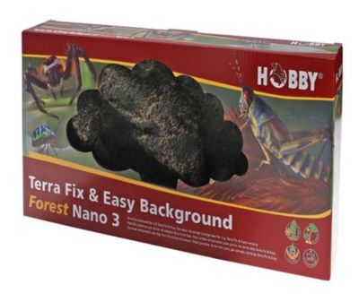 Terrarium-Rückwand Terra Fix &amp; Easy Background Forest Nano 3 – 3D-Struktur, Naturnah
