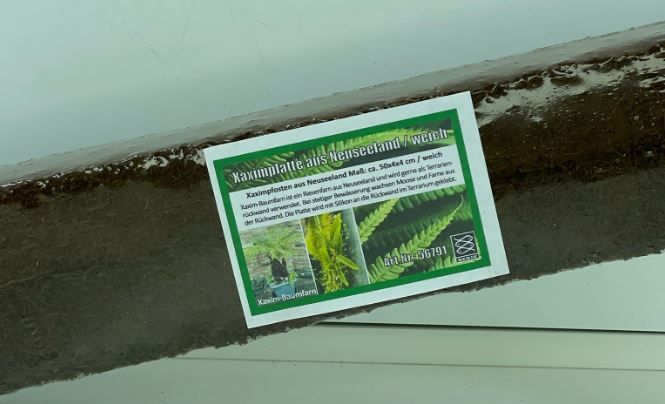 Terrarium-Deko Xaxim Pfosten Neuseeland 50x4x4 cm – Weich, Pflanzenwachstum