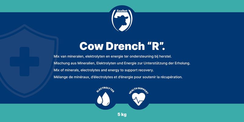 Cow Drench R – 5 kg – Drenchprodukt für Milchkühe – Ergänzungsfuttermittel
