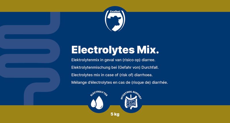 Elektrolytmischung – 5 kg – Diätfutter für Kälber, Ferkel, Lämmer, Zicklein, Fohlen