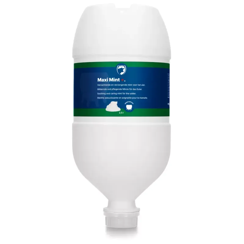 Maxi Mint+ Hängetube – 2,5 l – Pfefferminzgel – Euterpflege für Milchkühe