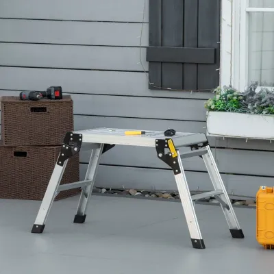 Alu-Arbeitsplattform Arbeitsbühne, klappbar, rutschfest