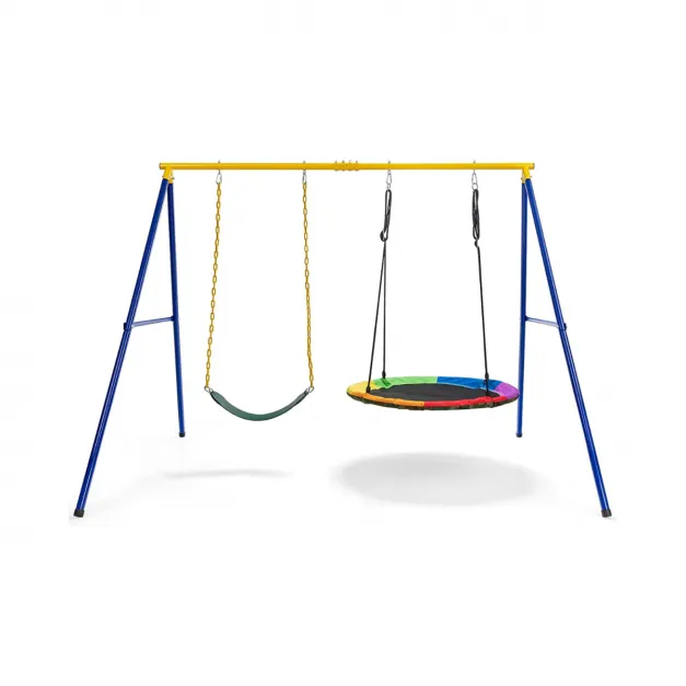 Kinderschaukel Doppelschaukel-Gestell bis 300 kg Belastbar