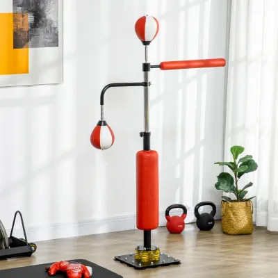 Boxstand, zwei Speedballs, drehbare Boxstange