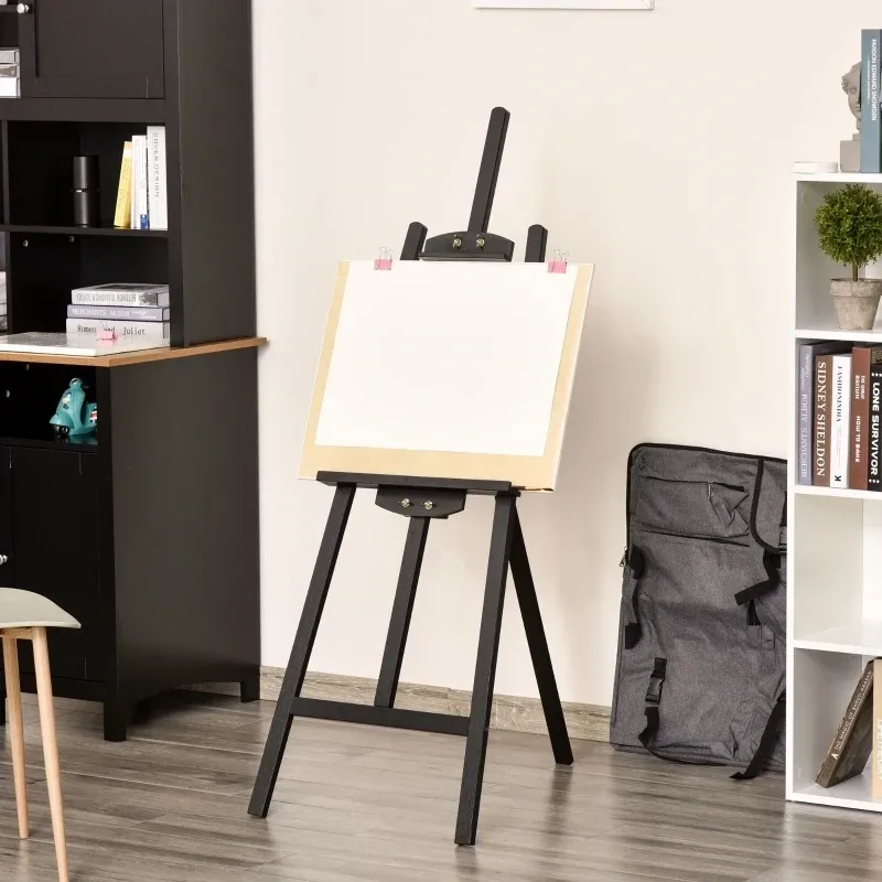 Staffelei Sitz- und Standstaffelei Klappbare Atelierstaffelei 90° einstellbar mit Halterung für Kunstmalerei Staffelei Sitz- und Standstaffelei Klappbare Atelierstaffelei 90° einstellbar mit Halterung für Kunstmalerei