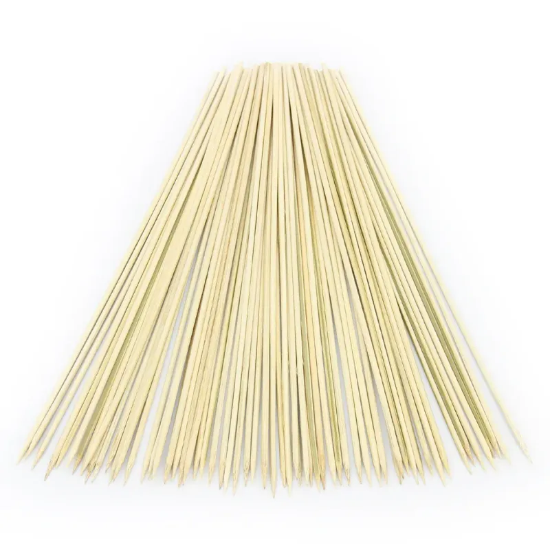 Zuckerwattestäbchen aus Bambus 30 cm | Set mit 300 Stäbchen, lebensmittelecht