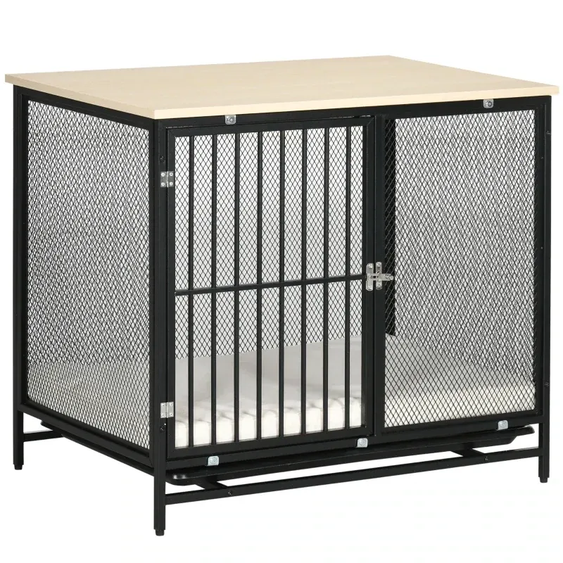Hundekäfig, Hundebox, Schwarz – Komfort &amp; Sicherheit für Welpen