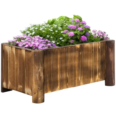 Blumenbeet auf Ständer Blumenkübel 70L x 35B x 30H cm