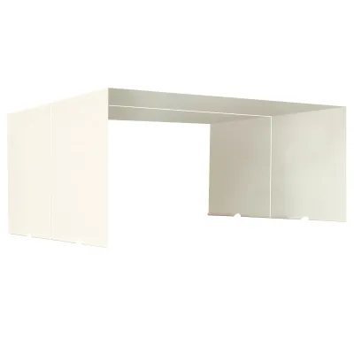 Ersatzdach für ausziehbare Pergola 5 x 2,4 m für 3 x 3 m Pergola Polyester Beige