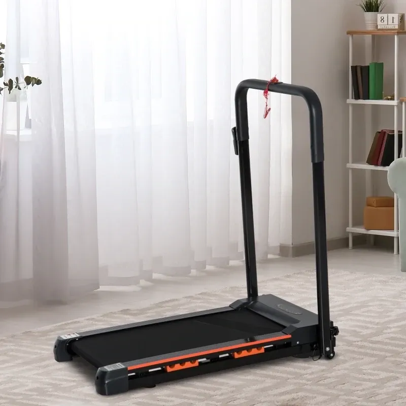Elektrisches Laufband mit LCD Display Faltbares Fitnessgeräte 1-6 Km/h Stahl