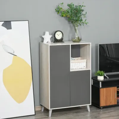 Bücherregal Bücherschrank Kommode Aktenschrank grau