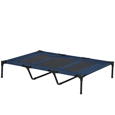 Hundeliege Indoor &amp; Outdoor blau 122 cm x 92 cm x 23 cm