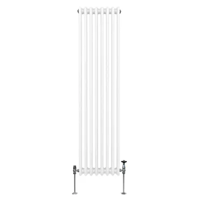 Traditioneller 3-Spalten-Heizkörper Schwarz, 1800x382 mm