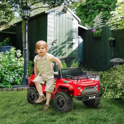 Elektro Kinderauto, Offroad Geländewagen, Jeep, mit Stauraum, Srot