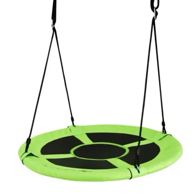 100 cm Nestschaukel Gartenschaukel Outdoor Kinderschaukel bis 150 kg grün