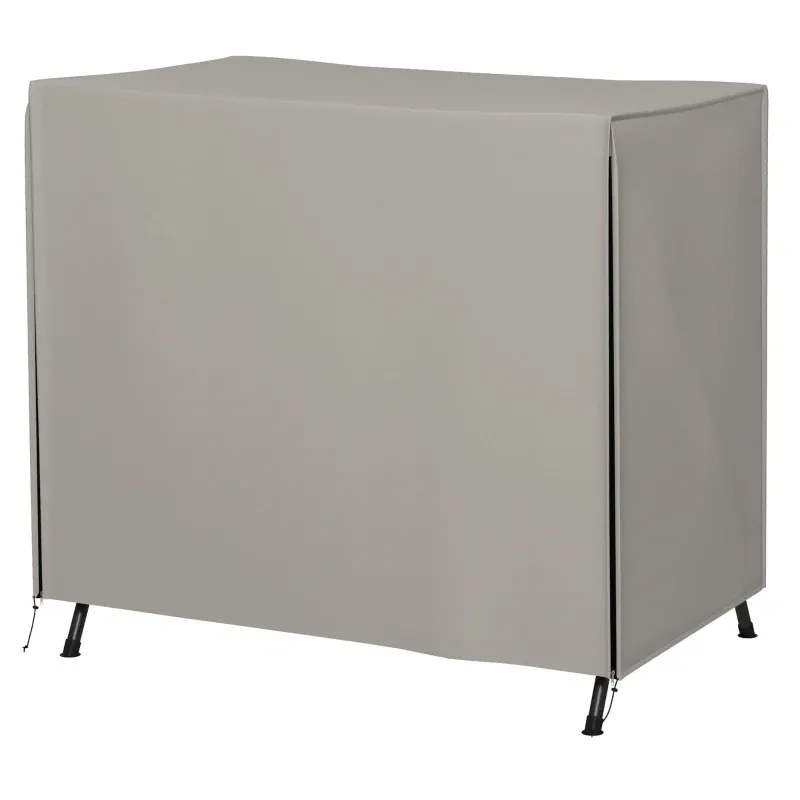 Schutzhülle für Hollywoodschaukel, reissfest, wasserdicht, staubdicht, Polyester, 177 x 114 x 152 cm, Grau