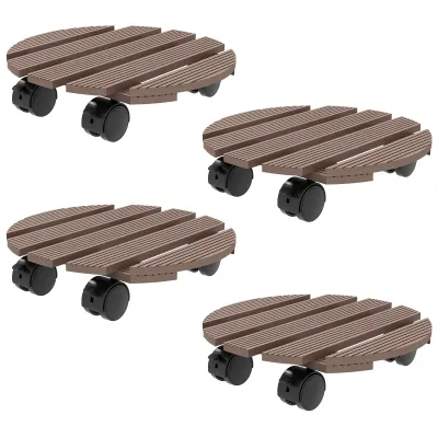 Set mit 4 runden Pflanzenrollständern Ø30 cm - Pflanzenroller