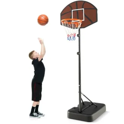 Basketballkorb Outdoor Basketballständer 172-200cm höhenverstellbar Basketballanlage Schwarz Basketballkorb Outdoor Basketballständer 172-200cm höhenverstellbar Basketballanlage Schwarz