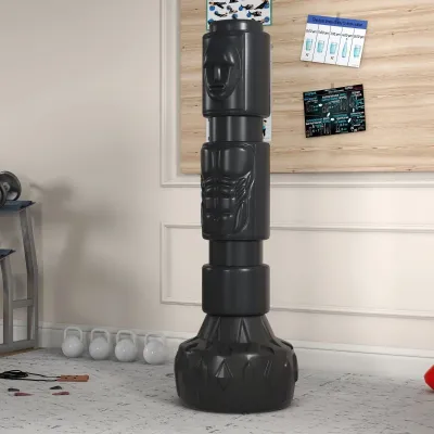 Standboxsack, Boxdummy, versetzbare Trefferflächen, befüllbare Basis, schwarz