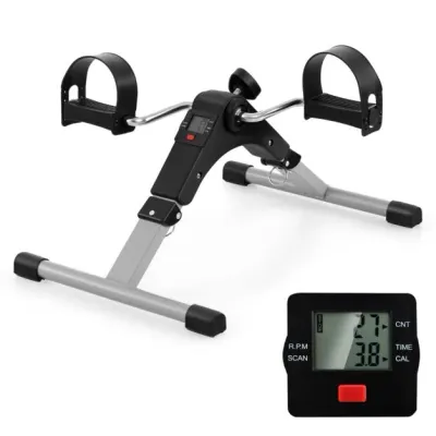 Mini Bike Heimtrainer Arm und Beintrainer klappbar für Senioren Schwarz