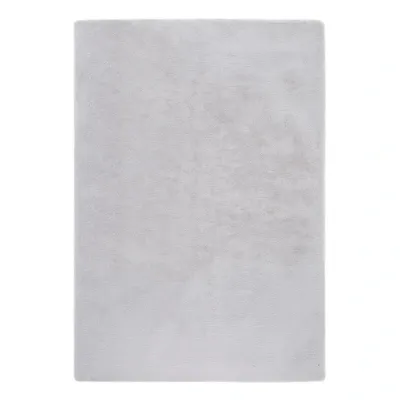 Teppich Hochflor Grau 160 x 230 x 3,5 cm