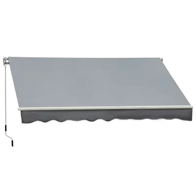 Sonnenstore Aluminium Polyester wasserdicht 300L x 250B cm Grau