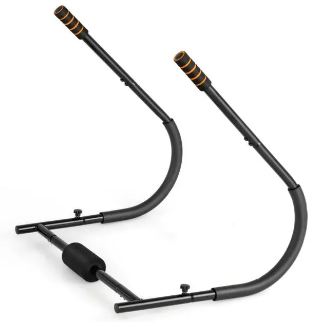 Klappbarer Bauchtrainer mit gepolsterter Kopfstütze AB Trainer Bauchmuskeltrainer Bauch Trainingsgerät schwarz