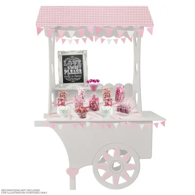 Verkaufstand Marktstand Candy‑Bar – MDF, innen, Hochzeit &amp; Events, 199x133x73cm