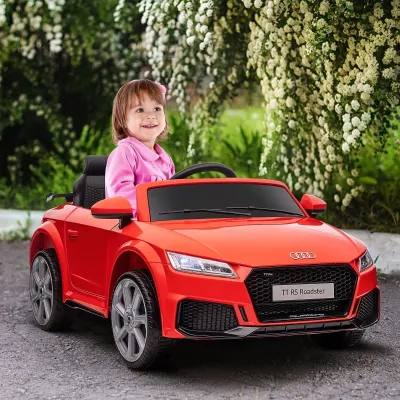 Kinderfahrzeug Kinderauto Elektroauto Audi TT RS Rot