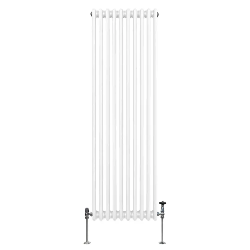 Traditioneller 3-Spalten-Heizkörper Weiss, 1800 x 472 mm