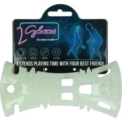 2 Glow Treat Bone of it's Own - Leuchtender Hundeknochen