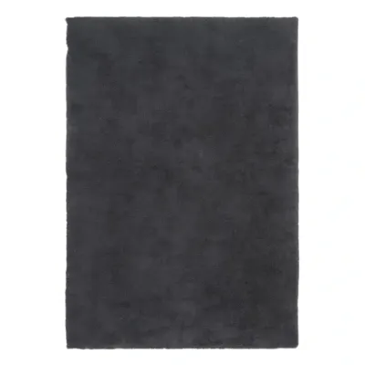 Teppich Hochflor Anthrazit 60 x 120 x 3,5 cm