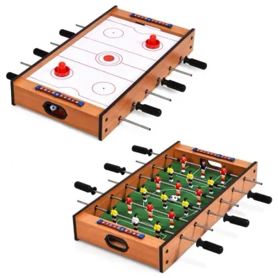 2 in 1 Multifunktionsspieltisch Multi-Spieltisch Air Hockey und Kicker