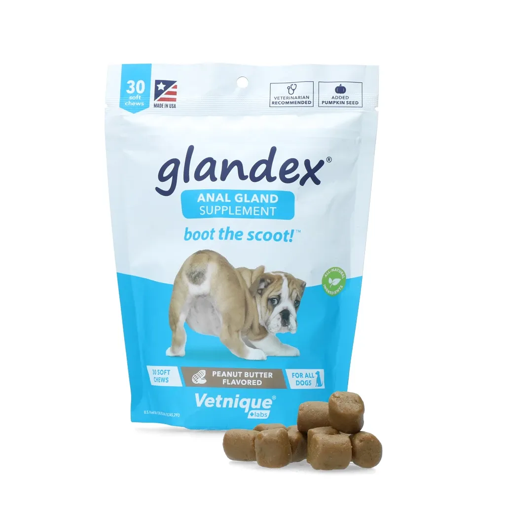 Glandex Soft Chews Erdnussbutter – 30 St. – Verdauung &amp; Analdrüsen