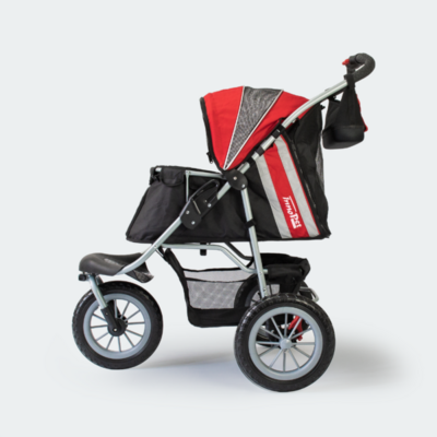 Innopet Hundewagen Hundebuggy Pet Stroller Comfort EFA ECO rot/schwarz