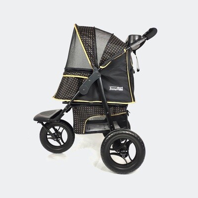 Innopet Hundebuggy Hundewagen Pet Stroller Adventure schwarz/gold
