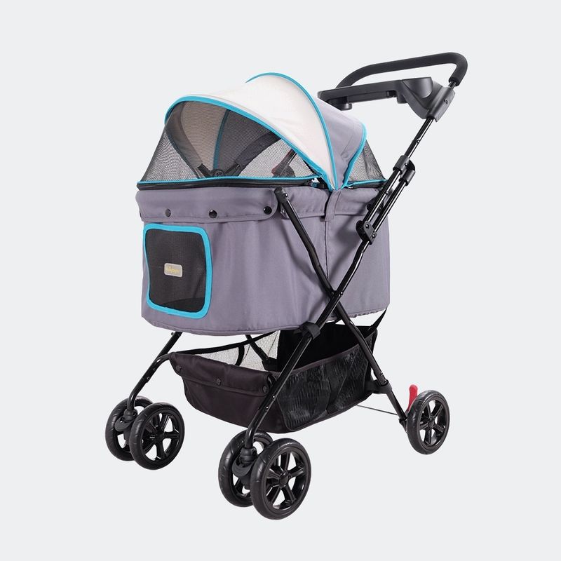 Ibiyaya Hundebuggy Pet Stroller  "Easy Strolling" -Grau