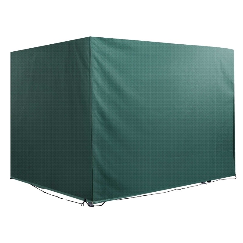Hollywoodschaukel Abdeckung 3 Sitzer Wasserdicht Winterfest Schutzhülle 215x155x150cm  | Grün