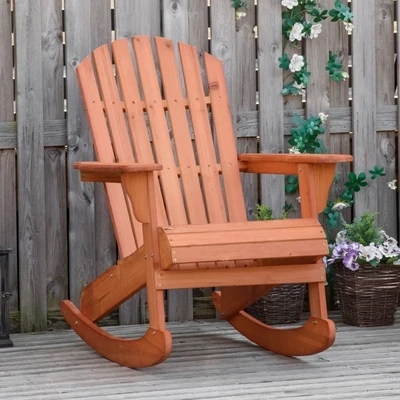Adirondack Gartenstuhl Natur 77 x 94 x 97 cm
