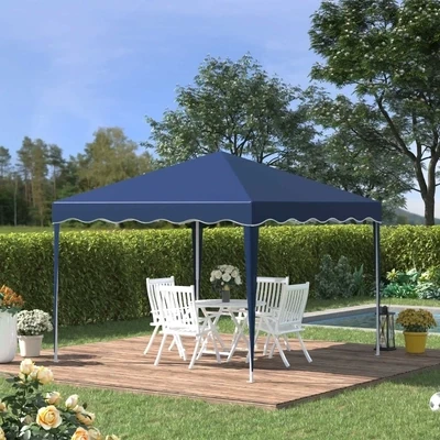 Faltpavillon Pavillon 3 x 3 m blau Partyzelt blau