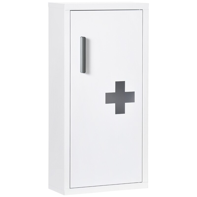 Medizinschrank, 3 Innenfächer, weiss Medizinschrank, 3 Innenfächer, weiss