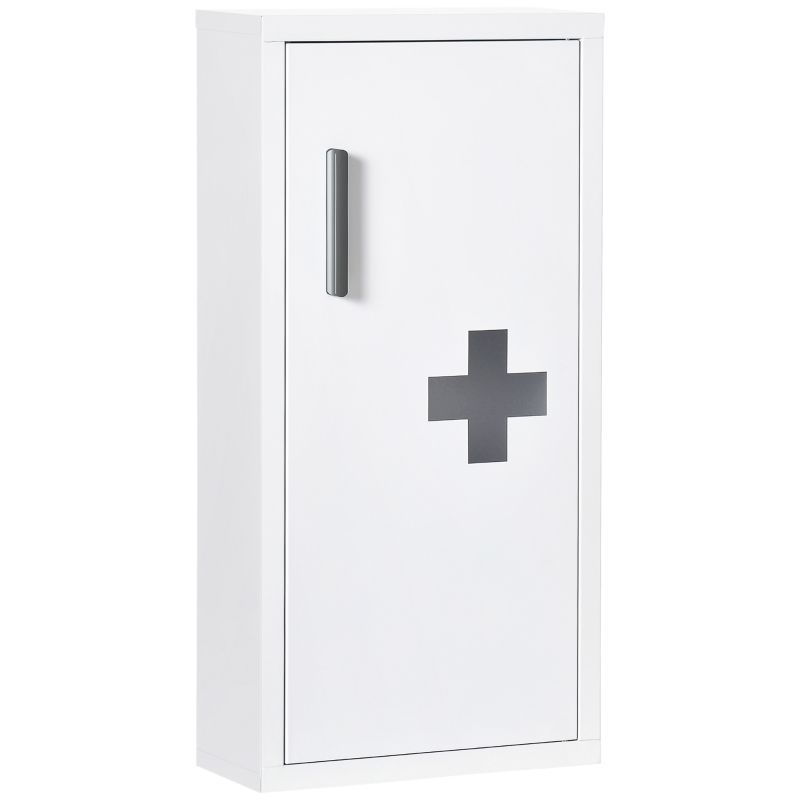 Medizinschrank, 3 Innenfächer, weiss