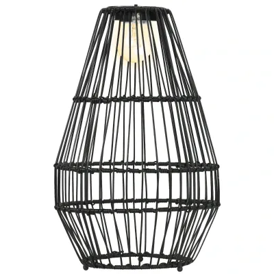 Aussenleuchte, Gartenlampe, Solarbetrieb, 8h Leuchtdauer, Einschaltautomatik, Rattanoptik, 34 x 34 x 56 cm Aussenleuchte, Gartenlampe, Solarbetrieb, 8h Leuchtdauer, Einschaltautomatik, Rattanoptik, 34 x 34 x 56 cm