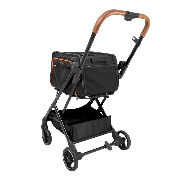 Ibiyaya JetPaw: 3-in-1 Pet Stroller, Hundebuggy, Hundetragtasche, Black