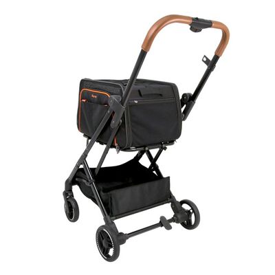 Ibiyaya JetPaw: 3-in-1 Pet Stroller, Hundebuggy, Hundetragtasche, Black