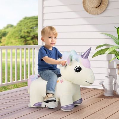 Elektrisches Aufsitzspielzeug Einhorn Licorne Schaukelpferd