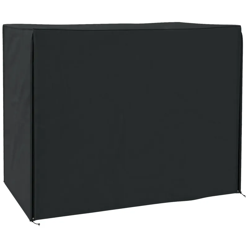 Abdeckung, Schutzhülle für Hollywoodschaukel, wasserdicht,  220x125x172cm, Schwarz