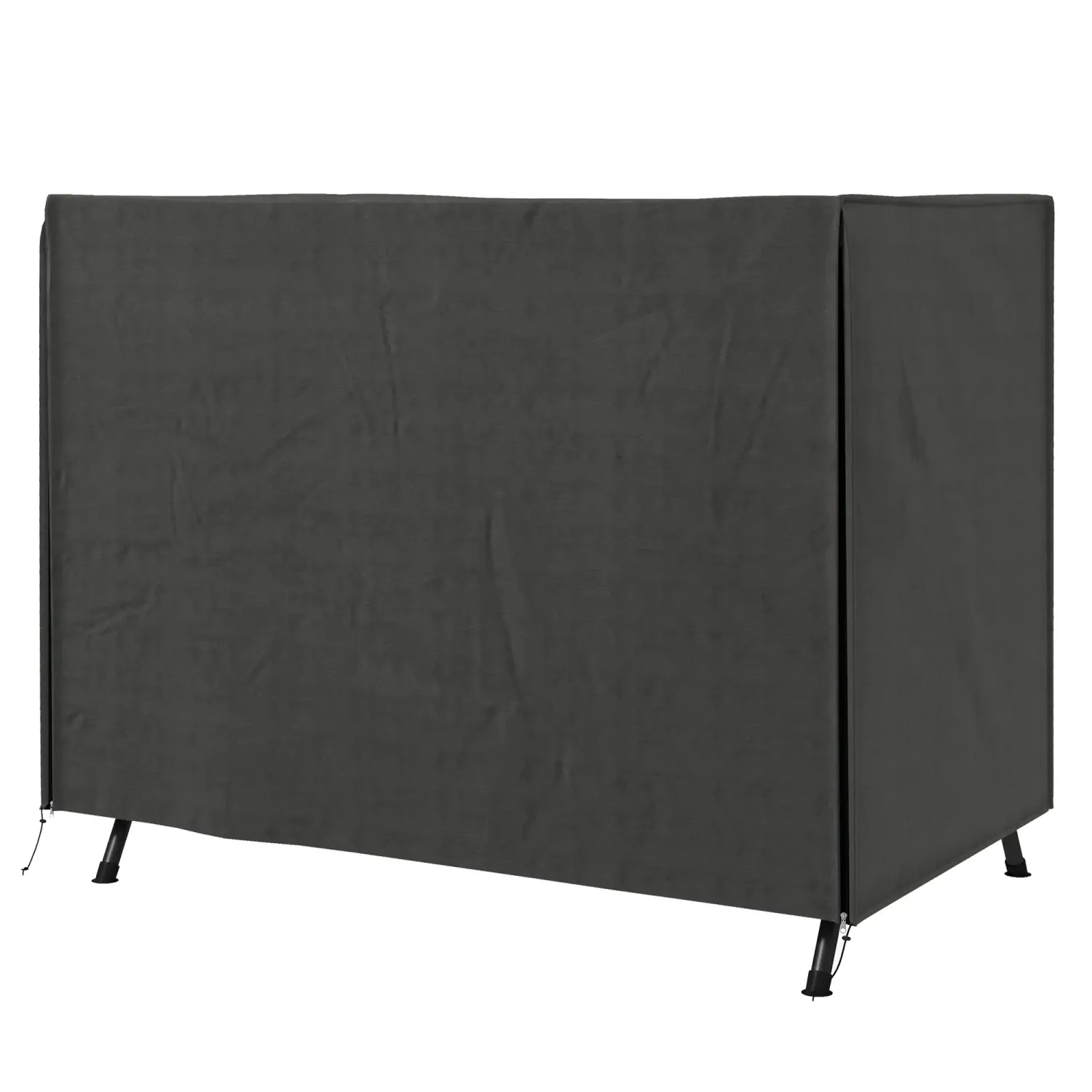 Abdeckung für Gartenschaukel, Schutzhülle für Hollywoodschaukel, Abdeckhaube, wasserfest, 205 x 124 x 164 cm, Dunkelgrau Abdeckung für Gartenschaukel, Schutzhülle für Hollywoodschaukel, Abdeckhaube, wasserfest, 205 x 124 x 164 cm, Dunkelgrau