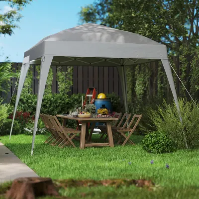 Pavillon-Ersatzdach, Ersatzplane für 3 x 3 m Gartenpavillon, Hellgrau